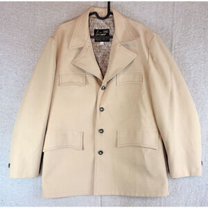 VTG 1960's Mens Sz 42‎ Sears Sportswear Western Blazer Sports Jacket Khaki